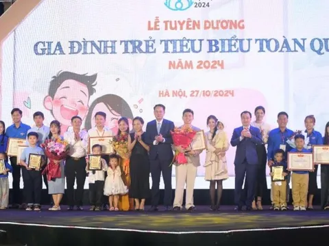 Vinh danh 10 “Gia đình trẻ hạnh phúc” năm 2024