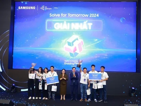 Ứng dụng thông minh cảnh báo tình huống nguy hiểm ở trẻ em và phụ nữ đạt giải Nhất cuộc thi Solve for Tomorrow 2024