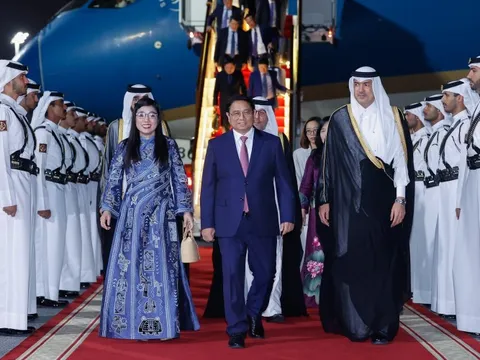 Thủ tướng đến Qatar - chặng cuối trong chuyến thăm Trung Đông