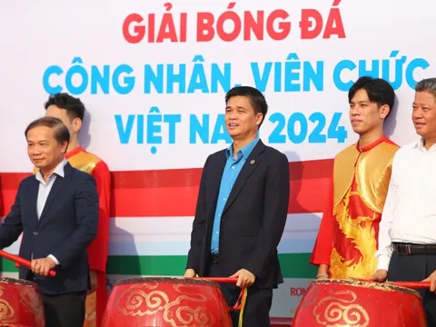 16 đội bóng xuất sắc dự chung kết Giải bóng đá công nhân, viên chức Việt Nam 2024