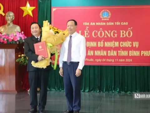 Ông Đặng An Thanh làm Chánh án TAND tỉnh Bình Phước