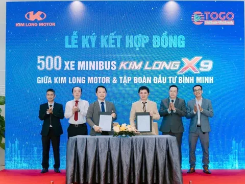 Kim Long Motor cung cấp 500 xe KimLong X9 cho Tập đoàn Bình Minh