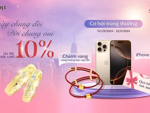 Ngày đại hỷ ngập tràn hạnh phúc cùng ưu đãi lớn từ Doji