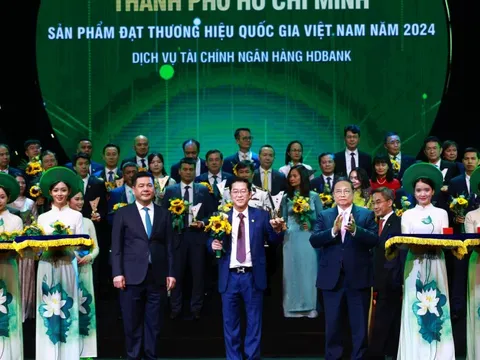 HDBank được vinh danh Thương hiệu Quốc gia năm 2024
