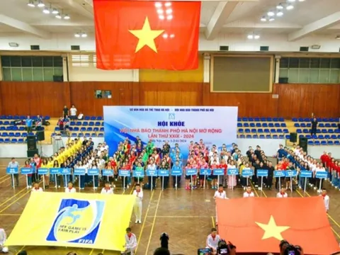 Khai mạc Hội khỏe Hội Nhà báo thành phố Hà Nội mở rộng năm 2024