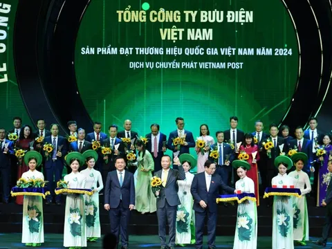 Bưu điện Việt Nam đạt giải Thương hiệu Quốc gia năm 2024