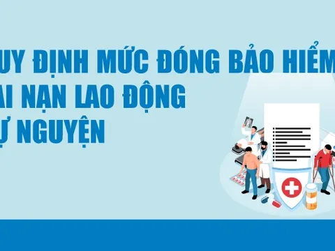 Infographics: Quy định về đóng bảo hiểm tai nạn lao động tự nguyện
