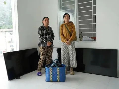 Cặp chị em đột nhập hàng loạt trường mẫu giáo trộm tivi, máy tính