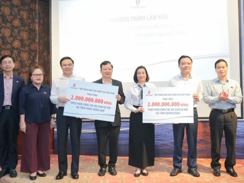 Petrovietnam ủng hộ đồng bào Quảng Bình và Thừa Thiên Huế khắc phục hậu quả bão số 6