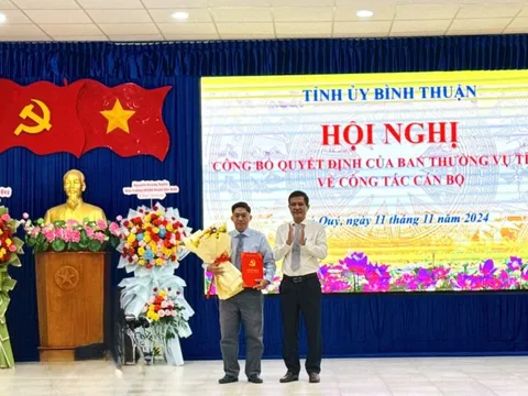 Bình Thuận: Ông Nguyễn Quốc Thắng giữ chức Bí thư Huyện ủy Phú Quý