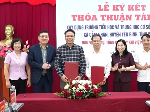 PV GAS hỗ trợ 12 tỷ đồng xây trường học tại Yên Bái