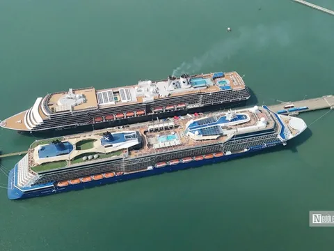 Hơn 4.700 du khách quốc tế đến Hạ Long trên 2 siêu du thuyền