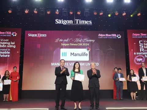 Manulife được vinh danh vì những đóng góp tiêu biểu cho cộng đồng năm 2024