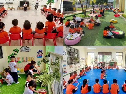 Trường mầm non Thị Trấn Thắng (Huyện Hiệp Hòa – tỉnh Bắc Giang): Nơi ươm mầm những búp măng non