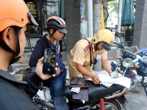 CSGT được làm điều này khi người lái xe ghi âm, ghi hình lại hoạt động làm nhiệm vụ