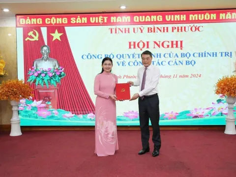 Phó Chủ tịch Hội LHPN Việt Nam Tôn Ngọc Hạnh giữ chức Bí thư Tỉnh ủy Bình Phước