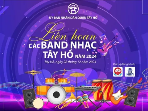 Lần đầu tiên tổ chức Liên hoan các Ban nhạc, nhóm nhạc quận Tây Hồ