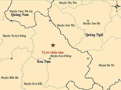 Liên tiếp 10 trận động đất xảy ra ở Kon Tum