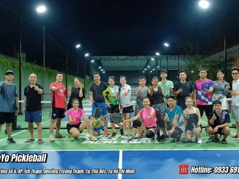 Khai trương cụm sân YoYo Pickleball lớn nhất Sài Gòn tại Thủ Đức