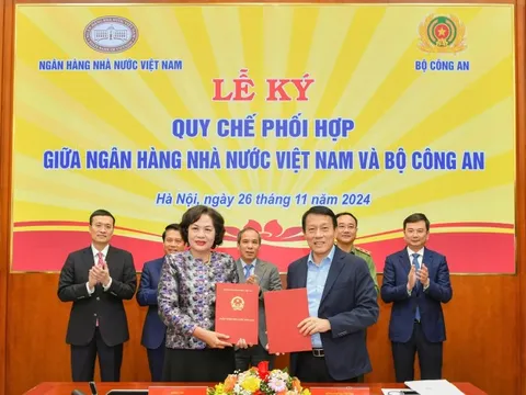 NHNN và Bộ Công an ký kết quy chế phối hợp