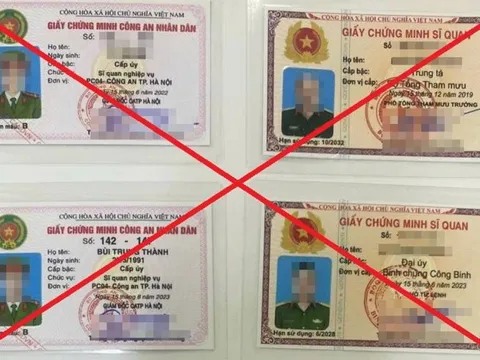 Khởi tố nhóm đối tượng làm giả con dấu, tài liệu của lực lượng công an, quân đội