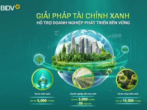 BIDV dành gói tín dụng xanh hơn 19.000 tỷ đồng cho DN