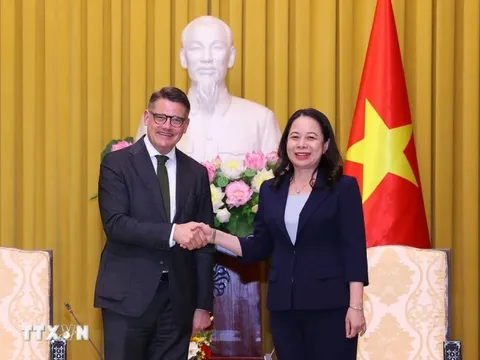 Phó Chủ tịch nước Võ Thị Ánh Xuân tiếp Thủ hiến bang Hessen, Đức