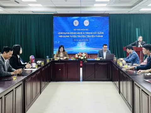 Ứng dụng công nghệ AI trong xây dựng nội dung tuyên truyền, truyền thông