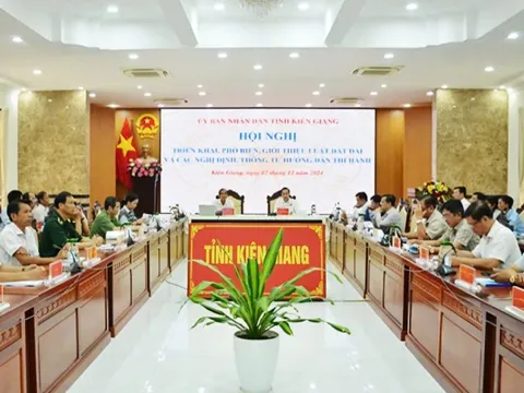 Kiên Giang đẩy mạnh tuyên truyền, phổ biến Luật Đất đai 2024