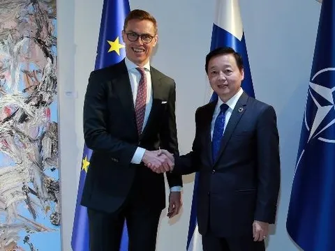 Phó Thủ tướng Trần Hồng Hà hội kiến Tổng thống Phần Lan