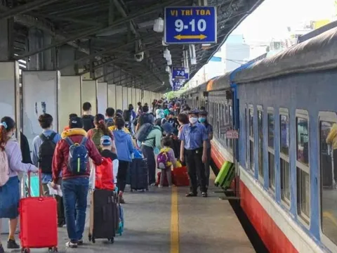 Đường sắt bổ sung thêm 11 chuyến tàu phục vụ Tết