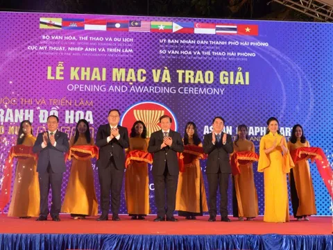 Trao giải thưởng Cuộc thi và Triển lãm Tranh Đồ họa các nước ASEAN 2024