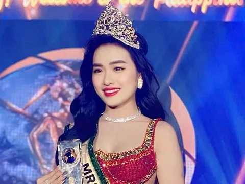 Vũ Thị Hoa đăng quang Mrs Earth International 2024