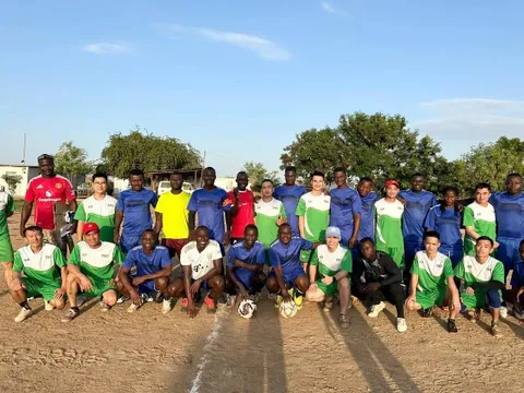 Bệnh viện dã chiến Việt Nam giao lưu thể thao với Cảnh sát Ghana