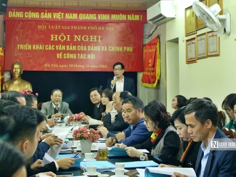 Hội nghị triển khai các văn bản của Đảng và Chính phủ về công tác của Hội Luật gia