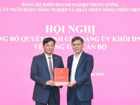 Tổng Giám đốc Phạm Toàn Vượng được giao phụ trách Đảng bộ Agribank