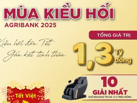 Mùa kiều hối Agribank 2025 – “Kiều hối đón tết - gắn kết tình thân”