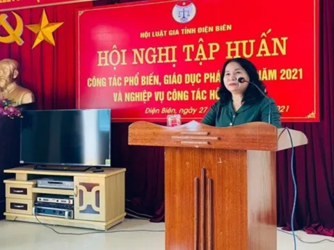 Hội Luật gia tỉnh Điện Biên đẩy mạnh công tác hòa giải cơ sở
