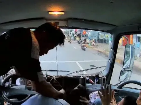 Bình Phước: Công an làm việc với kẻ hành hung tài xế xe tải
