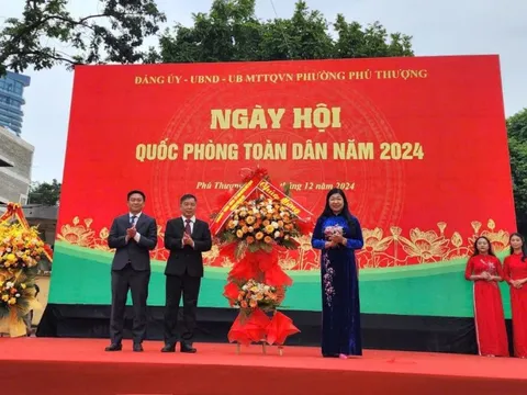 Phường Phú Thượng (quận Tây Hồ): Xây dựng nền Quốc phòng toàn dân một cách tích cực, hiệu quả