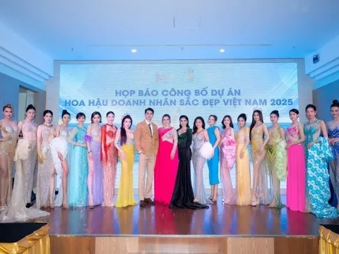 Cuộc thi Hoa hậu Doanh nhân sắc đẹp Việt Nam 2025 công bố vương miện “Bạch Hợp Đại Dương“