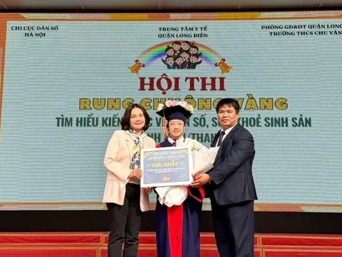Quận Long Biên: Hơn 600 học sinh tìm hiểu kiến thức về dân số, sức khoẻ sinh sản