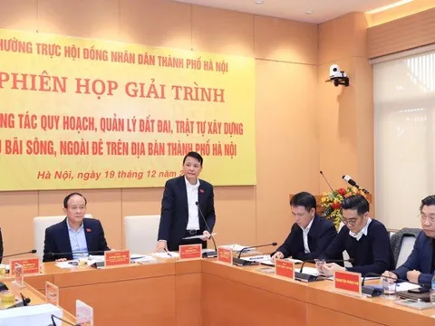 Chưa xử lý dứt điểm về trật tự xây dựng tại khu vực bãi sông Hồng, sông Đuống