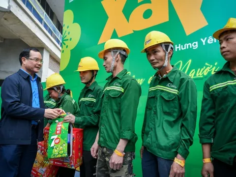 ‘Xây Tết 2025’: Trao tặng 2.600 phần quà Tết cho công nhân