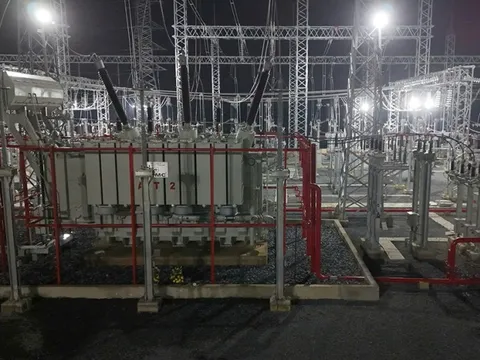 Đóng điện thành công trạm biến áp 220kV Nam Cấm