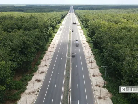Ngắm tuyến đường hơn 3.800 tỷ đồng đẹp như dải lụa vắt qua rừng cao su