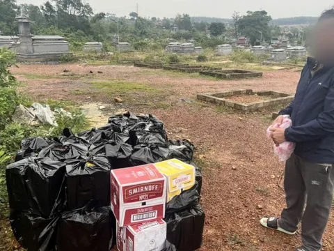 "Chặn đứng" nhiều vụ buôn lậu rượu ngoại ở Quảng Trị dịp cận Tết
