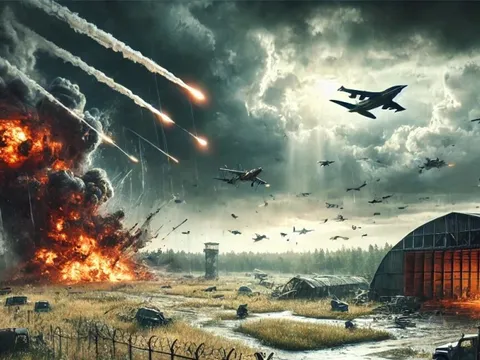 Nga tăng cường không kích, sân bay quân sự Ukraine bị tấn công