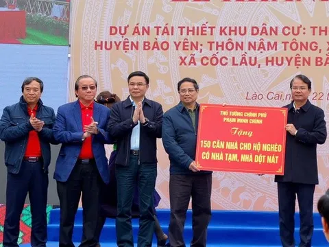 Khánh thành khu tái định cư thôn Làng Nủ, Kho Vàng và Nậm Tông (Lào Cai)