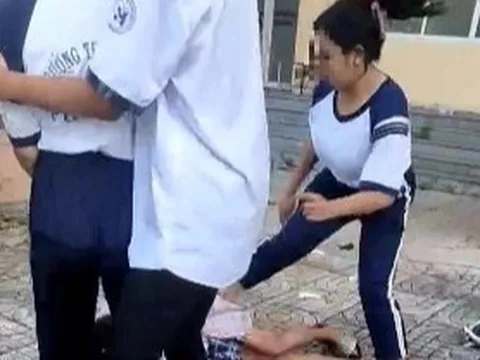 Công an vào cuộc xử lý nhóm nữ sinh đánh hội đồng bạn ở Vĩnh Long